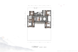 蓝城·淄博雅园4室2厅1厨2卫建面120.00㎡