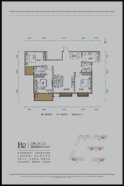 有色世家星城3室2厅1厨2卫建面125.00㎡