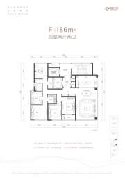 绿城·汀岚4室2厅1厨2卫建面186.00㎡