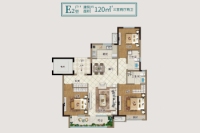 E2-120平3室2厅2卫