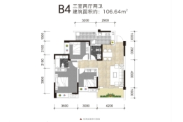 友锦·锦绣新城3室2厅1厨2卫建面106.64㎡