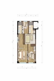 一方·素山生活小镇3室2厅1厨3卫建面133.00㎡