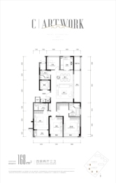 滨融府4室2厅1厨3卫建面168.00㎡