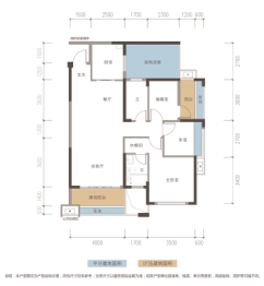 博达·晴天悦2期3室2厅1厨2卫建面108.63㎡