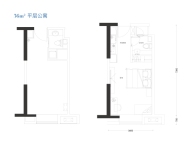 36㎡平层公寓