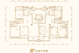 中国胶东香岛湾3室2厅1厨2卫建面127.00㎡