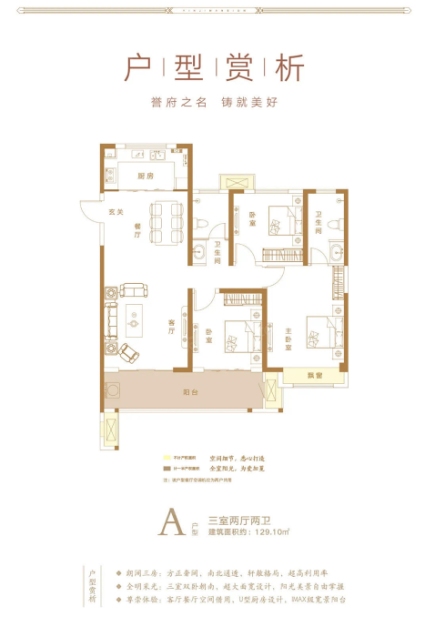 银基誉府 122平3居 南北向精装修 安静不临街 拎包入住