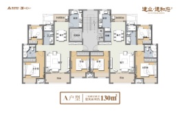 舞钢建业·通和府3室2厅1厨2卫建面130.00㎡