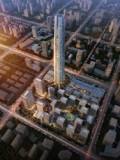中国国际丝路中心大厦鸟瞰图