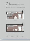 德信空港城C1双门双钥匙户型