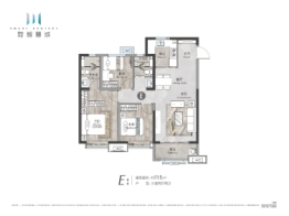 美的天正智慧城3室2厅1厨2卫建面115.00㎡