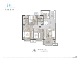 美的天正智慧城3室2厅1厨2卫建面111.00㎡