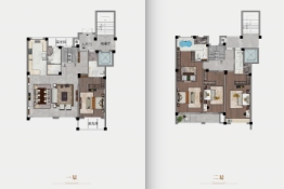 龙腾·禧园4室2厅1厨4卫建面260.00㎡