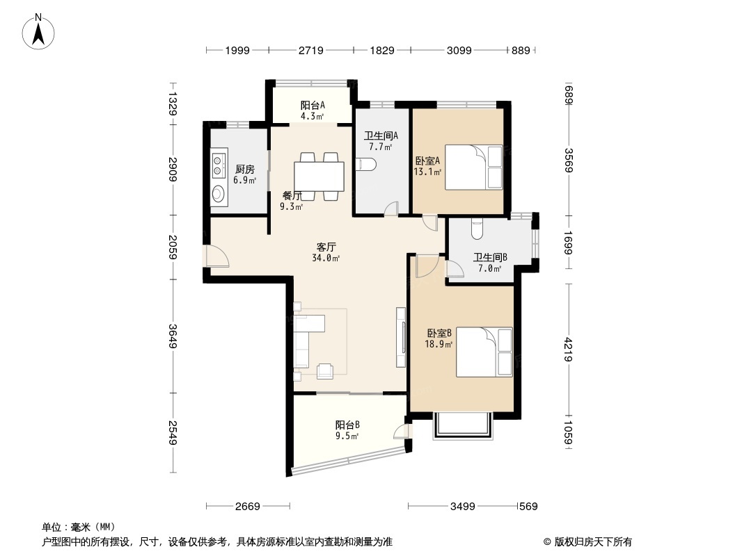 金碧汇虹苑户型-上海房天下