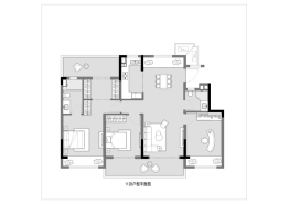 月印万川3室2厅1厨2卫建面112.00㎡