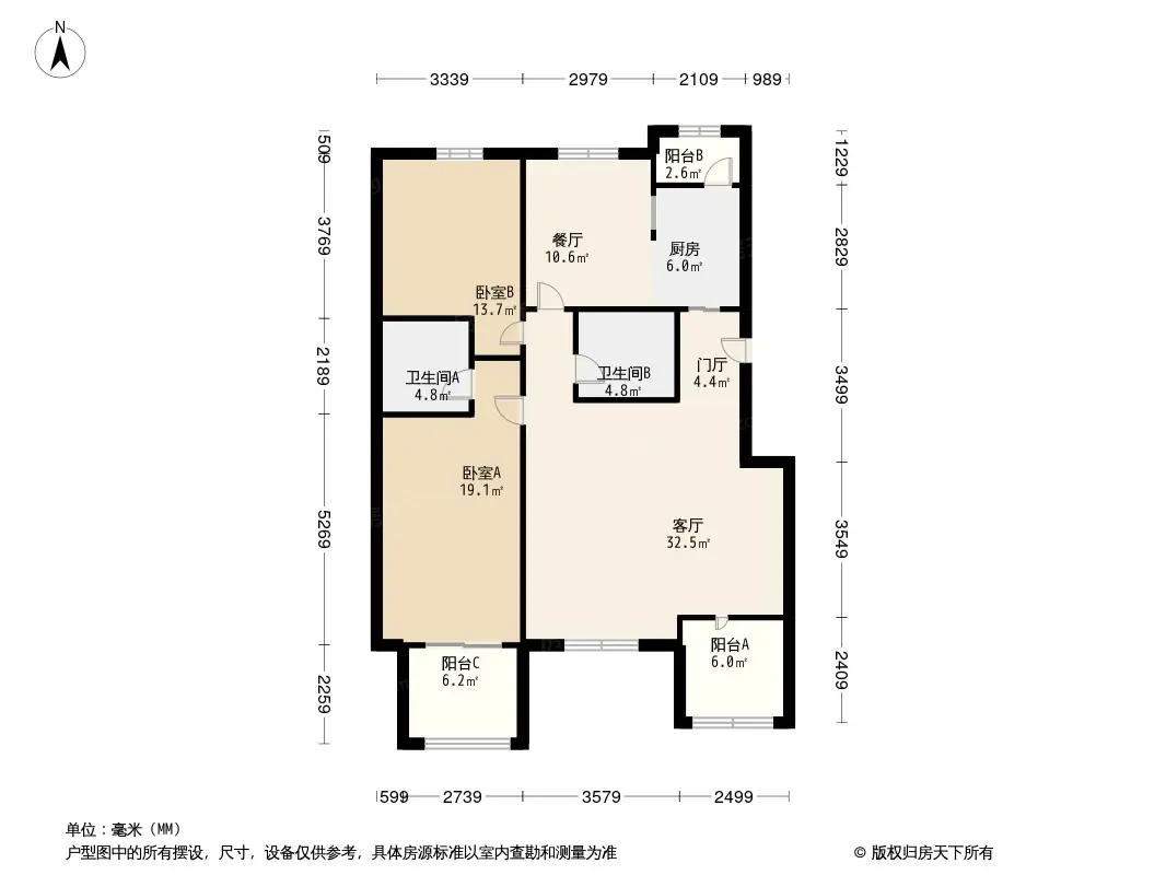 紫城嘉园户型-北京房天下