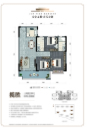 天空之眼·君天公馆3室2厅1厨2卫建面119.99㎡