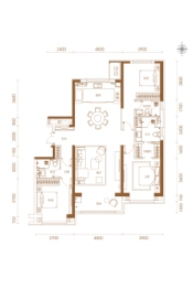 唐城·壹零壹3室2厅1厨3卫建面185.00㎡