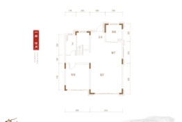 碧桂园铜雀台三期5室2厅1厨4卫建面210.00㎡