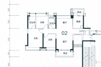 A1/A6栋建面125平02户型