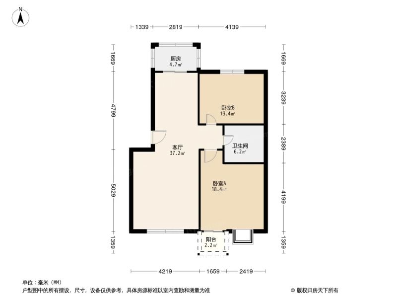 财经商住楼户型图