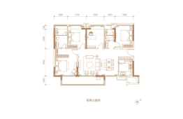 金科·博翠天下4室2厅1厨2卫建面134.00㎡