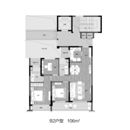 金樾玖著3室2厅1厨2卫建面106.00㎡