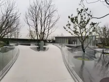 大横厅,全屋落地窗,玻璃幕墙,前后公园