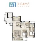 高层A1户型114㎡
