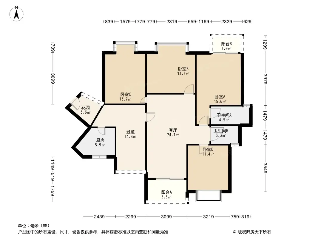 南城都汇汇翠园户型图