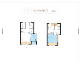 IOI·棕榈国际住区3室2厅1厨2卫建面88.00㎡