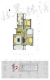 水墨林溪Ⅲ期2室2厅1厨1卫建面88.61㎡