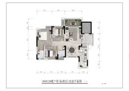 鑫立方·九棠郡3室2厅1厨2卫建面94.59㎡