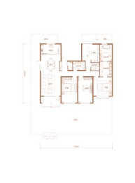 玖瀛府4室2厅1厨3卫建面192.00㎡