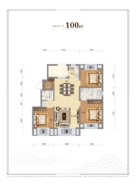 金澜·丽江府3室2厅1厨2卫建面100.00㎡