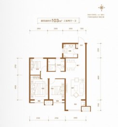 佳兆业·悦峰3室2厅1厨1卫建面103.00㎡