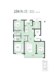 华中·尚玉园4室2厅1厨2卫建面136.78㎡