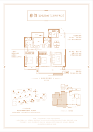 亳州印3室2厅1厨2卫建面121.00㎡