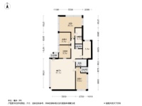 B户型建面约194平米