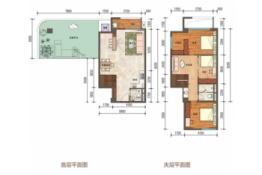 万宁滨湖尚城3室2厅1厨2卫建面49.88㎡