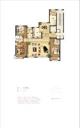 国赫天著4室2厅1厨3卫建面230.00㎡