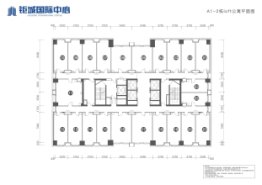 钜城国际中心2室1厅1厨1卫建面45.00㎡