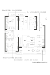 花样年·花漾尔湾3室2厅1厨2卫建面118.00㎡