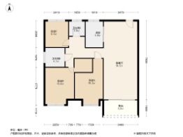 四季金辉观岚3室2厅1厨2卫建面129.00㎡