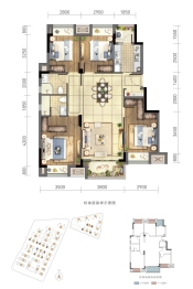 合景融创·璟月台4室2厅1厨2卫建面118.00㎡