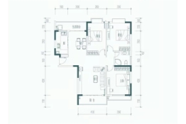 官塘世家2号院3室2厅1厨1卫建面130.43㎡