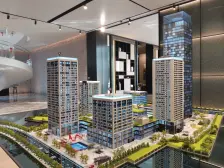 优美小区一手毛坯房两室两厅采光视野好 落地飘窗