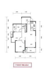 明发国际城3室2厅1厨1卫建面98.42㎡