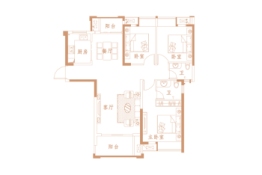 优山美域三期3室2厅1厨2卫建面114.00㎡