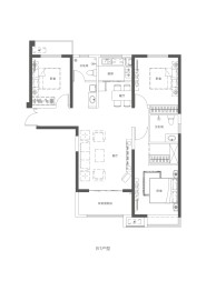 卓阳·紫林观邸3室2厅1厨2卫建面125.00㎡